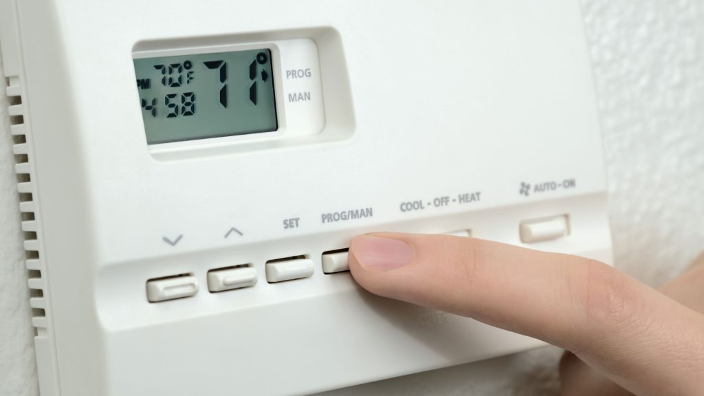 Thermostat repair by B&B Professional Plumbing & Air